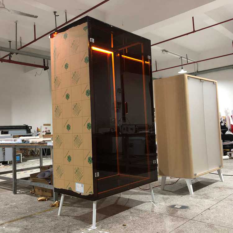 北欧后现代六角茶几设计师彩色透明亚克力边几渐变亚克力休闲椅