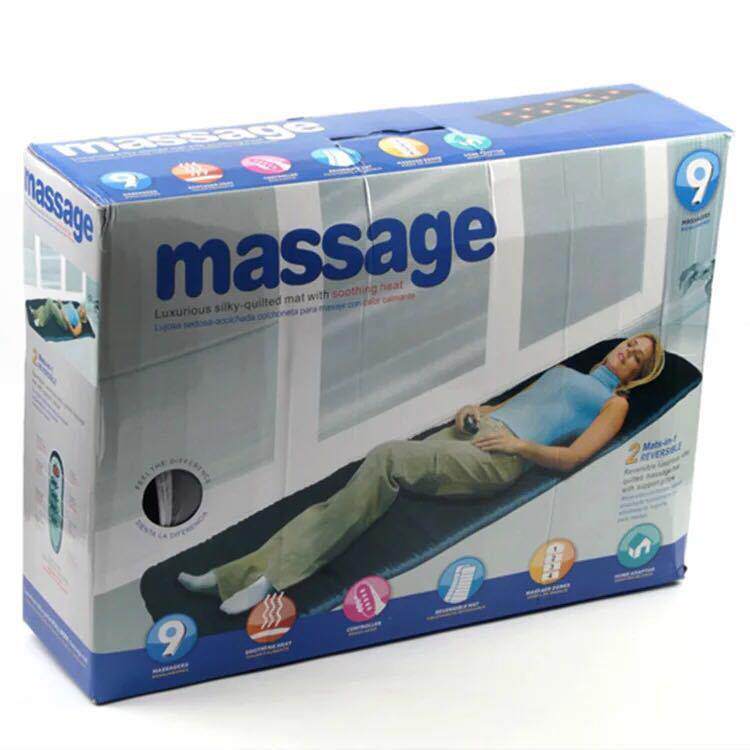 家用器材功能电动按摩床垫加热按摩毯老年人全身居家办公