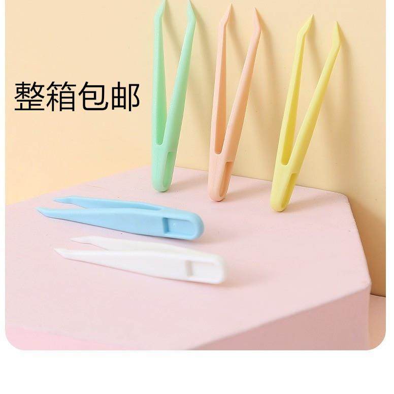 整件包邮6厘米直头彩色手账夹子胶袋贴纸咕咔塑料镊子加硬镊子,电子元器件市场,其它元器件,淘宝优惠券,粉丝福利购,淘宝优惠卷