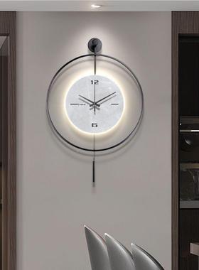 现代约简IXT钟表大客厅气极简餐厅装饰挂钟时2025新款网红创意钟