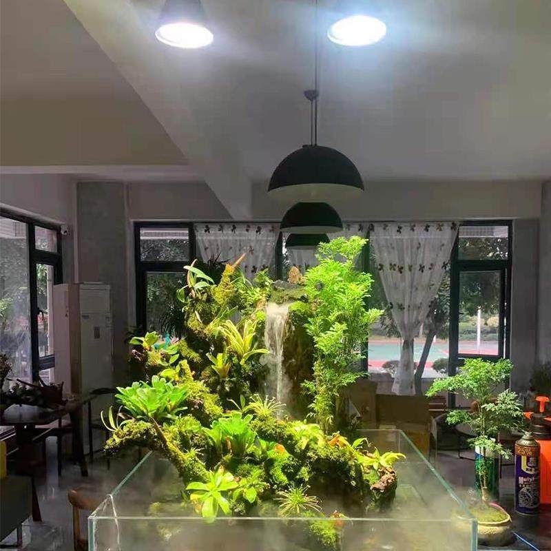 全光谱草植RFP物补光灯泡led灯仿鱼缸爆藻生水长室太阳内花卉苔藓