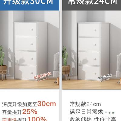 书置物架落地书多层卧室靠收纳柜飘窗柜架家用转角夹缝墙AQF格子