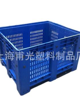 厂家销售61200*1000*77600网格塑料1卡板箱料210带盖大型塑卡板箱