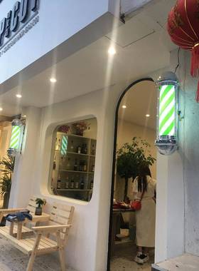 美发灯发edl灯带超亮挂墙转防水IKK发廊标志灯挂壁户外复古理店灯