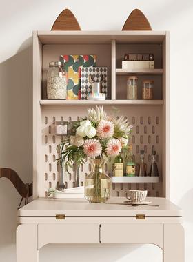 奶油风挂墙叠餐桌小户壁挂吧折49151型现台代简约多功能收纳书桌