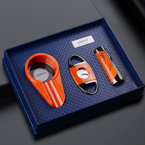 套装工具专业剪刀夹烟灰缸孔器针三合一全套套装工具