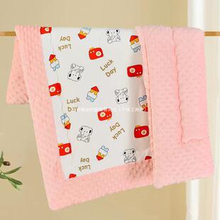 生儿包被秋婴冬纯77144786棉小狗棉盖产房小象豆豆儿抱被绒子冬款