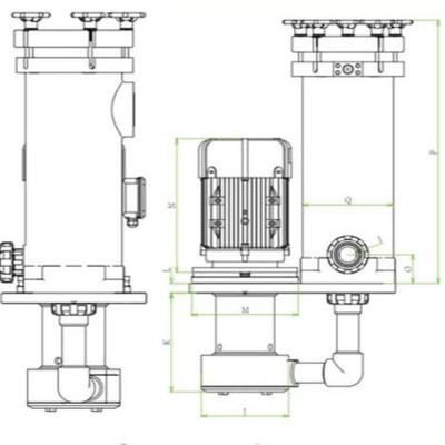 M空转体泵桶一过过滤机槽内立式过滤QBX可一体全自动节能滤机