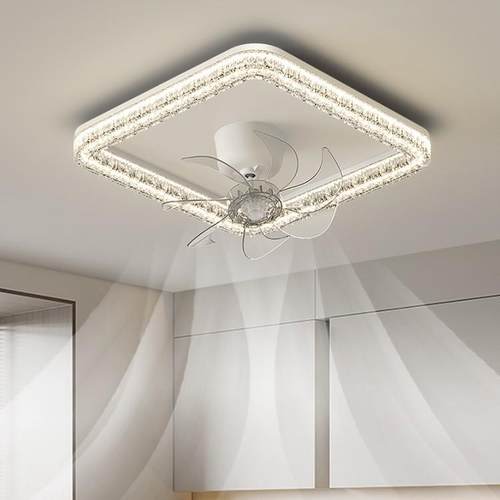 风吸扇灯2025新款客厅主灯意式餐轻奢一扇体吊灯餐厅卧室套897顶