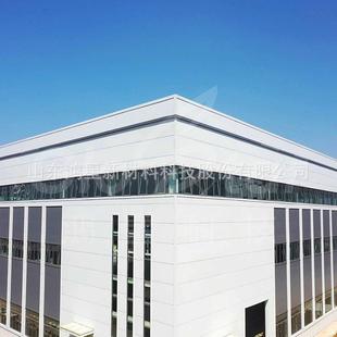 钢结构厂房外墙聚氨酯封边岩棉夹芯头板图纸深化SCL源工厂