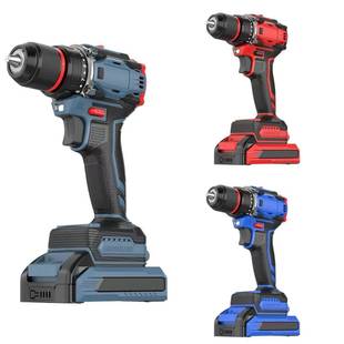 外贸款手电钻工程装修打孔锂电钻冲击钻电动工具钻孔