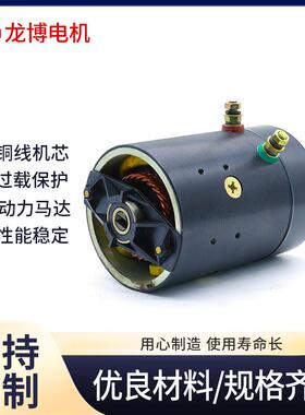 12V1600WCW堆高车汽车尾板等动力单元直流电机