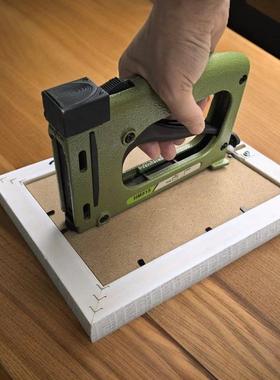 美特HM515绿色手动片钉抢小相框背板钉枪瓜子钉枪瓜子枪背板固定