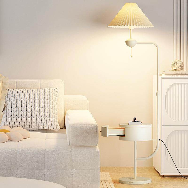 落地灯2025年新款创意置物抽屉客厅沙发装饰台灯奶油风卧室氛围灯,节庆用品/礼品,新娘配件,淘宝优惠券,粉丝福利购,淘宝优惠卷