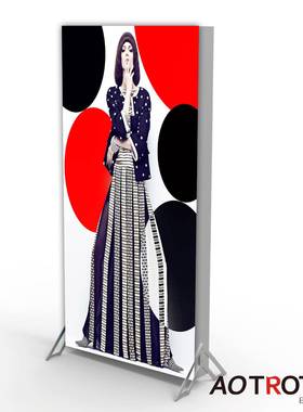 商场超市店面双面卡布LED灯箱会展产品推广展示器材灯饰会展展示