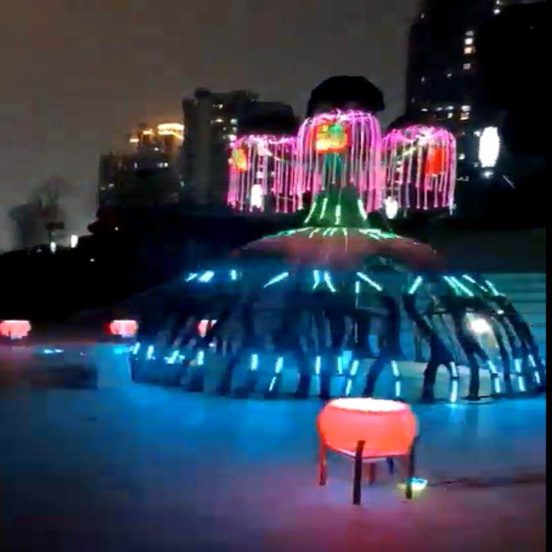 大型互动生命树光波鼓感应生命树大型网红发光树led生命之树