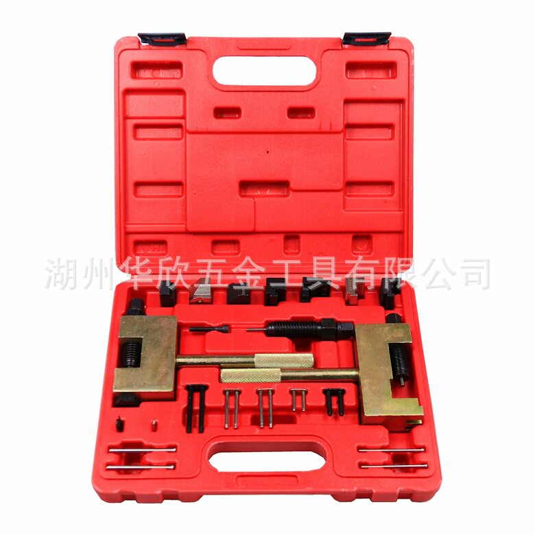 适用奔驰时规正时链条拆装工具M271M272铆钉双排链条拆卸专用工具