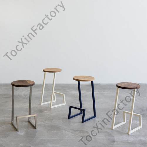 LCP2现代简约吧台椅子北欧家用吧台凳实木高脚凳岛台高脚椅休