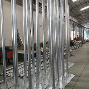 供应交通指示牌立杆路标牌单立柱标杆可定法兰厚度