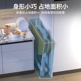 折叠桌子家用圆桌小户型餐桌椅出租屋吃饭桌简易户外便携摆摊新品