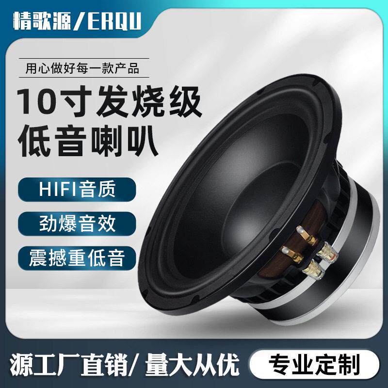 精歌源10寸全频大功率音响800瓦155磁75芯专业超重低音喇叭扬声器