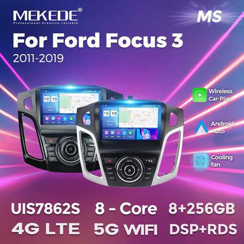 适用Ford福特Focus 3 福克斯2011-2019款安卓大屏中控导航Carplay