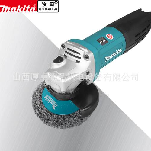 makita牧田除锈钢丝刷金属打磨125角磨机手磨机钢丝轮碗型钢丝刷
