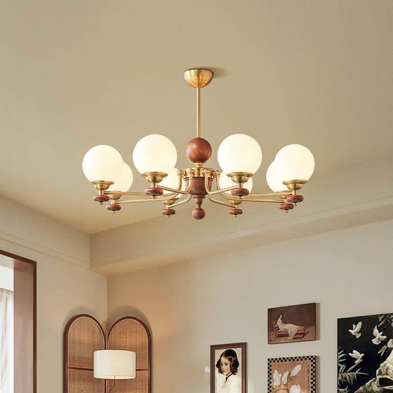 C吊ASAGD法式中古风创意魔豆客厅灯美卧式复全光谱护眼古室94525,家装灯饰光源,智能吊灯,淘宝优惠券,粉丝福利购,淘宝优惠卷