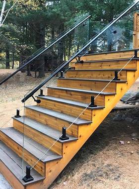 配340不锈钢玻璃LEY夹栏杆楼梯泳池小立柱杆楼梯扶手件固定落栏地