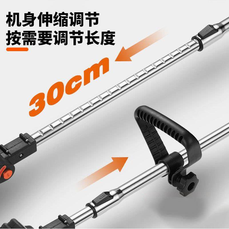 充电电动割草机新型款小农用锂电除草机家多功能用园林修式WKY剪