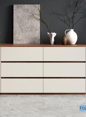 澳柜简约现代抽复屉柜靠墙法式古六收纳65149客厅玄关储物床柜尾