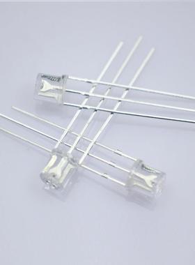 f平头示红绿红蓝红翠绿双共阴JCS色共阳5mm插件le5d发二极管指灯