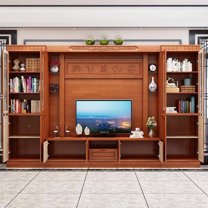式实木电视柜组厅合墙柜现代简约家用多功能中大户型背13客景柜地,玩具/童车/益智/积木/模型,其它,淘宝优惠券,粉丝福利购,淘宝优惠卷