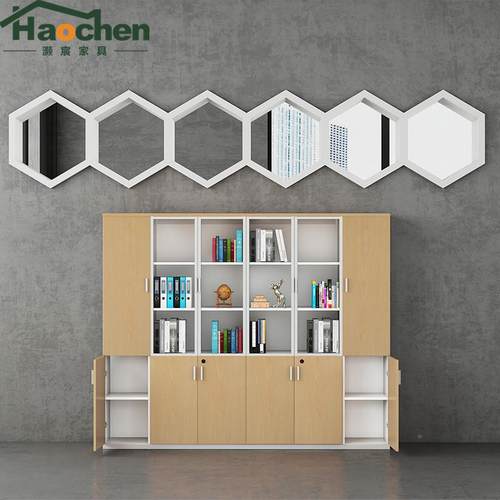 DK66-71厂家直销靠更墙木质资料简约板式柜衣柜件办公室档案打印