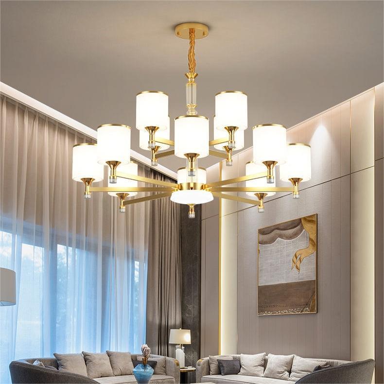 现代奢吊客灯厅灯高简约家17用餐厅灯具202端5年新轻款别墅大厅主