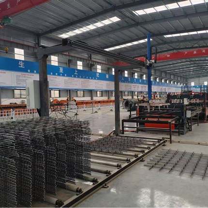 焊自动焊网机生厂产线自动全VCA抓网码垛节省人工网片接机家