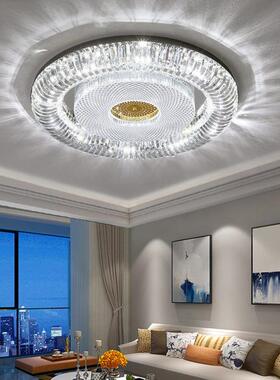 水晶吸顶现客厅轻奢31807灯具代年简约大气卧室房间灯20主25新款