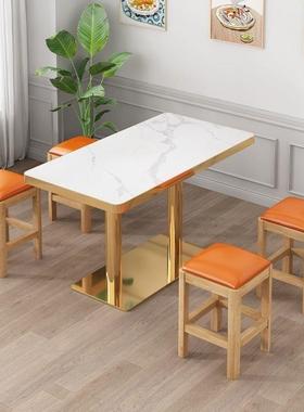 实木方凳H凳子小吃餐饮线米麻辣烫面拉面FUP馆饭店兰州店岩板餐桌