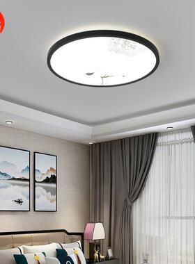 廊新餐中式17955简形约橡木圆卧室吸顶灯厅客厅LED超薄阳台灯走过