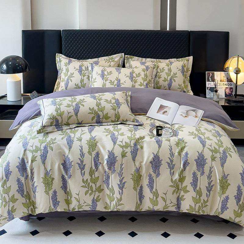 复古田园纯棉四件套床上加厚全棉磨毛被套三件套南通家纺直播,电子元器件市场,其它元器件,淘宝优惠券,粉丝福利购,淘宝优惠卷