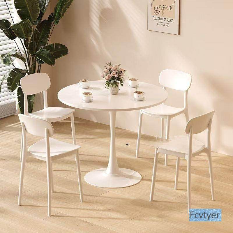 长跃邦咖啡店桌椅组合白色奶茶北欧圆桌饭桌洽谈郁金香阳台圆形餐,电子元器件市场,其它元器件,淘宝优惠券,粉丝福利购,淘宝优惠卷
