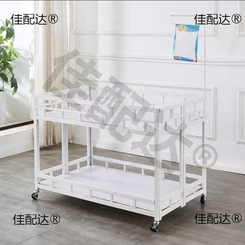 可折叠夜市带轮可移动商用服装店商场货架两层摆摊推车超市促销车