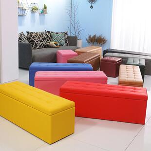 ktv可坐沙发凳椅长条椅子皮质茶几耐脏1.2-1.5米坐柜收纳翻盖长凳