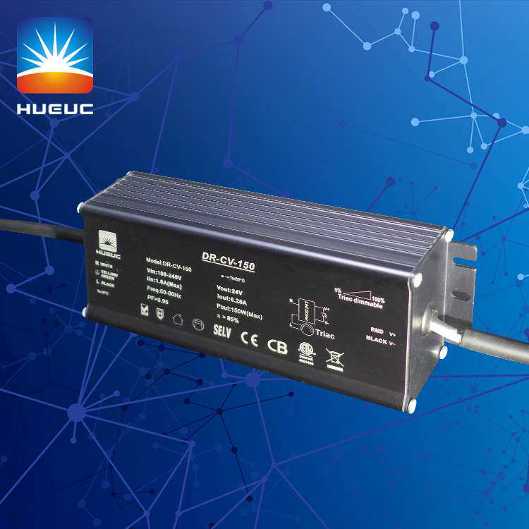 华越科厂家供应30W 1-10V外置调光电源  PWM调光驱动电源ERP认证