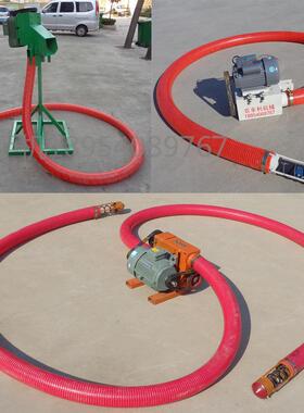 农用收粮吸粮机红管子吸麦机小型家用粮食抽粮机厂家