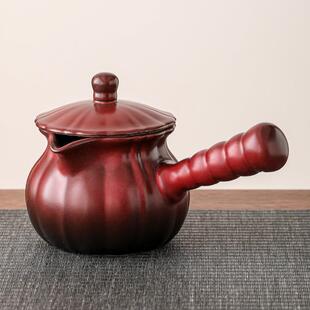 可明火干烧罐罐煮茶壶器烤煮奶茶热奶炖梨隔水炖粗陶罐围炉煮茶壶