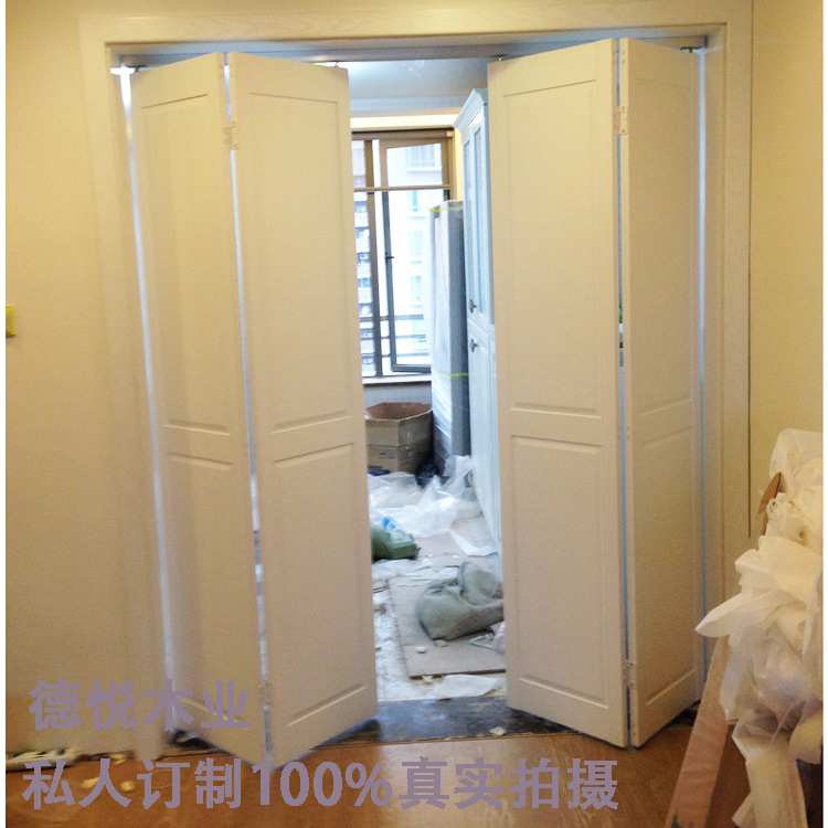 日式PVC折叠门隔断客厅厨房卫生间推拉门移门阳台卧室室内门可订