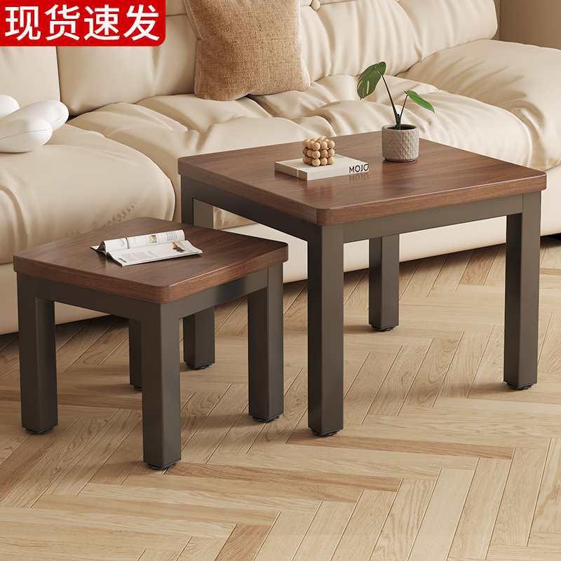 小方桌用四方木桌矮桌茶几边几茶桌简易餐桌饭桌正方形桌子