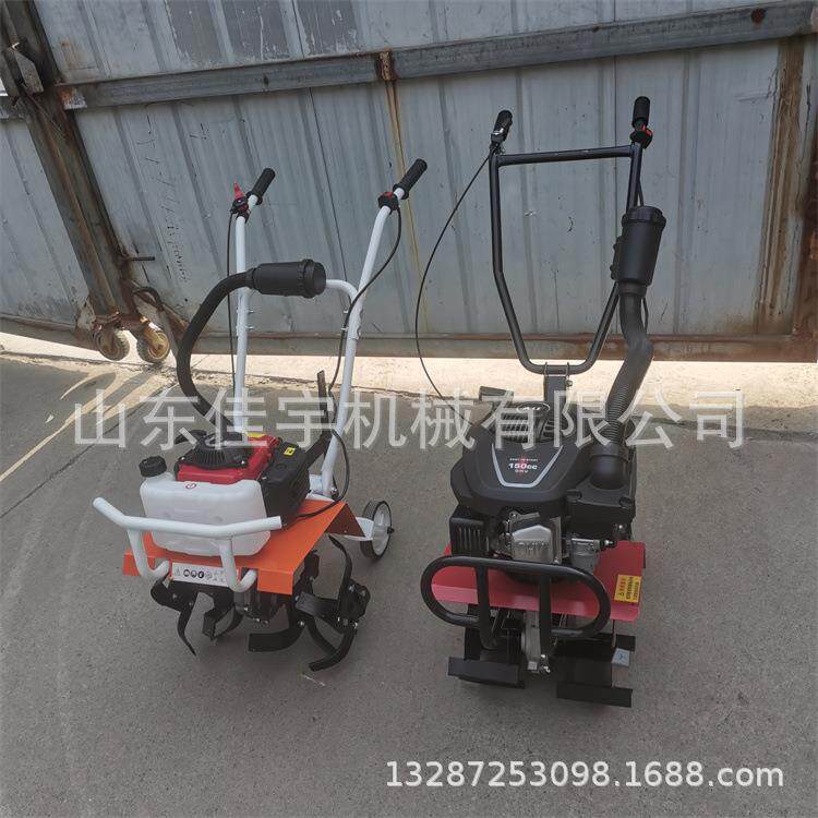 农用小型手推旋耕机家用汽油松土机无死角除草机