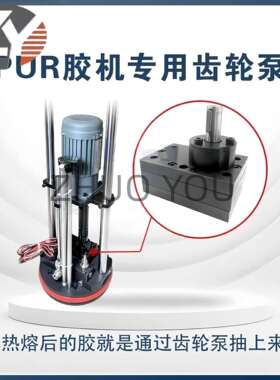 封边机PUR打胶机压盘专用12Cc齿轮泵打胶泵耐高温不卡泵不漏胶
